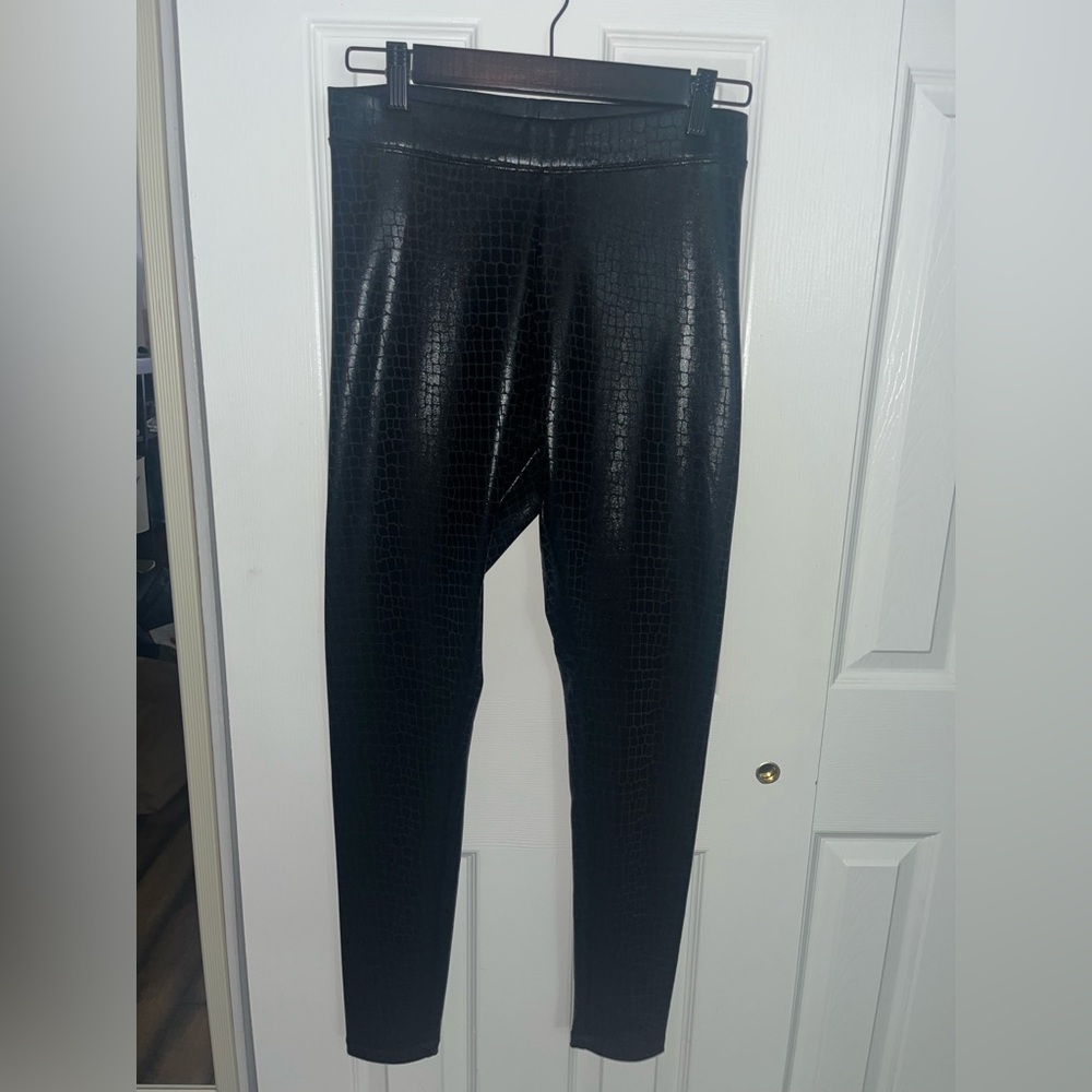 Express Faux Leather Snakeskin Leggings - Size Small-NWOT